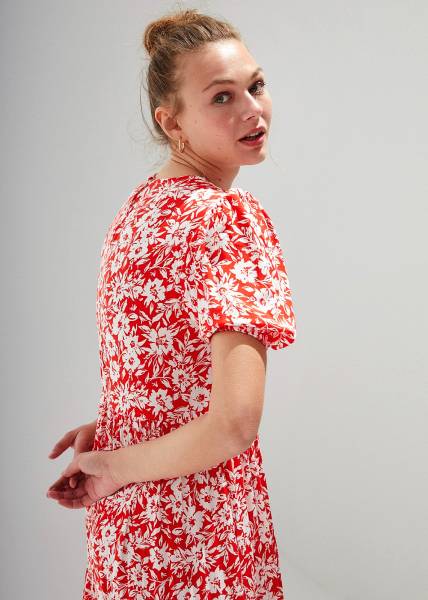 "Lina Dress"- Red
